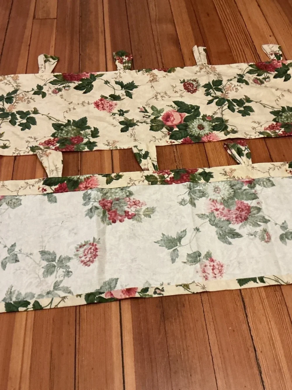 Vintage Waverly Garden Valances